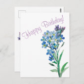 Vergiss nicht, dass ich keine Postkarte habe (Vorne/Hinten)