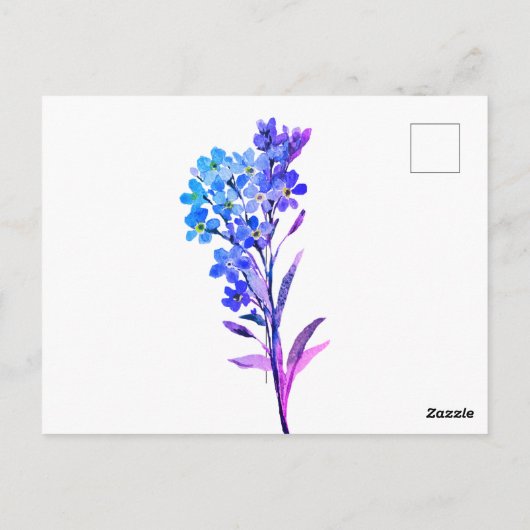 Vergiss nicht, dass ich keine Postkarte habe (Rückseite)