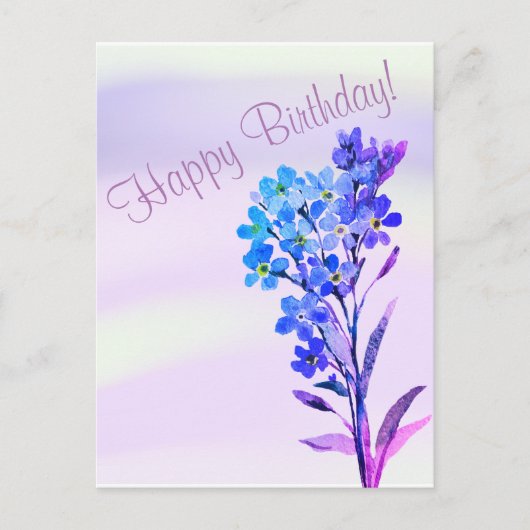 Vergiss nicht, dass ich keine Postkarte habe (Vorderseite)