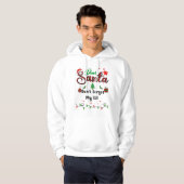 Vergiss nicht, dass mein Elf Weihnachtsliebhaber p Hoodie (Vorne ganz)