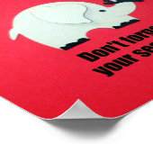 Vergiss nicht deinen Sicherheitsgurt! Poster (Ecke)