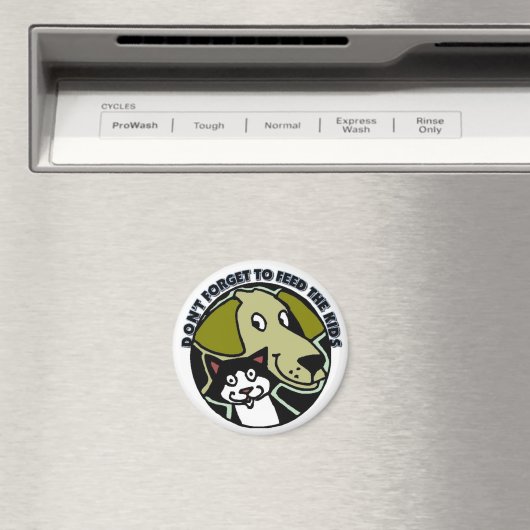 Vergiss nicht, die Kinder füttern Magnet (In Situ (Geschirrspüler))