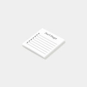 Vergiss nicht die klebrigen Noten Post-it Klebezettel (angewinkelt)