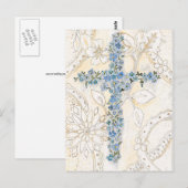 Vergiss nicht, die Postkarte zu überqueren (Vorne/Hinten)