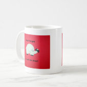 Vergiss nicht, die Tür abzuschließen. Kaffeetasse (Vorderseite Links)