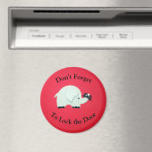 Vergiss nicht, die Tür abzuschließen Magnet (In Situ (Geschirrspüler))