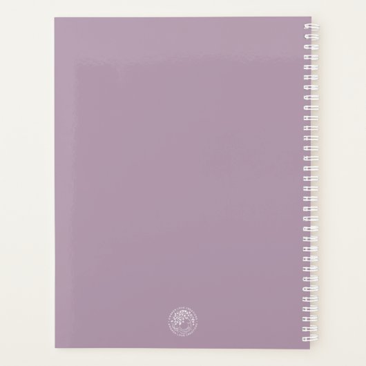 Vergiss nicht, dir heute selbst Liebe zu geben Planer (Rückseite)