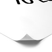 Vergiss nicht, dir selbst einen lustigen Froschpuf Poster (Ecke)