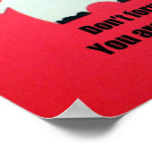 Vergiss nicht: Du bist ein Kind Gottes! Poster (Ecke)