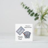 Vergiss nicht, einen Termin zu vereinbaren (Stehend Vorderseite)