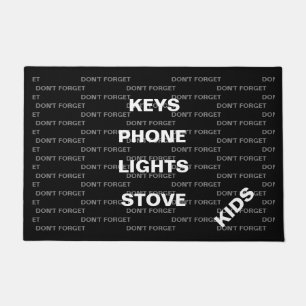 Vergiss nicht fußmatte