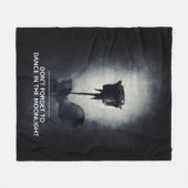 Vergiss nicht, im Mondschein zu tanzen Fleecedecke (Vorderseite (Horizontal))