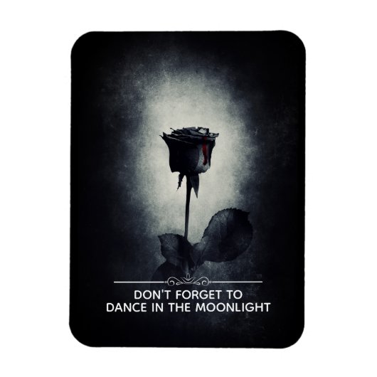 Vergiss nicht, im Mondschein zu tanzen Magnet (Vertikal)