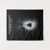 Vergiss nicht, im Mondschein zu tanzen Wandteppich (Vorderseite (Horizontal))