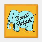 Vergiss nicht Magnet (Vorne)