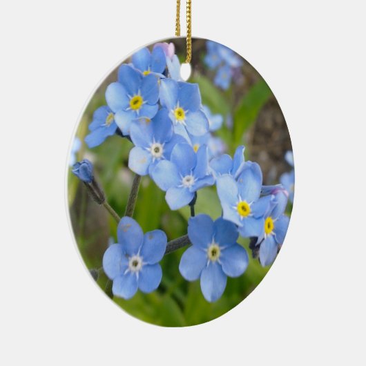 Vergiss nicht, mich zu verzieren keramikornament (Rechts)