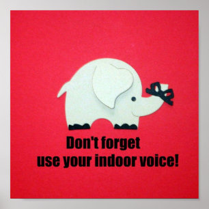 Vergiss nicht, nimm deine innere Stimme! Poster