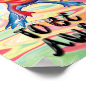 "Vergiss nicht, phantastisch zu sein" inspirierend Poster (Ecke)