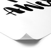 Vergiss nicht, phantastisch zu sein poster (Ecke)