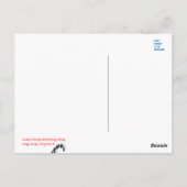 Vergiss nicht, Phantastisch zu sein Postkarte (Rückseite)