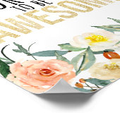 Vergiss nicht, phantastisches Poster zu sein (Ecke)