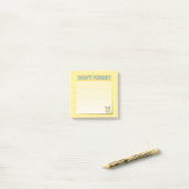 "Vergiss nicht" Sticky Notes Post-it Klebezettel (Auf Schreibtisch)