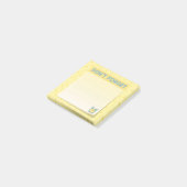 "Vergiss nicht" Sticky Notes Post-it Klebezettel (angewinkelt)
