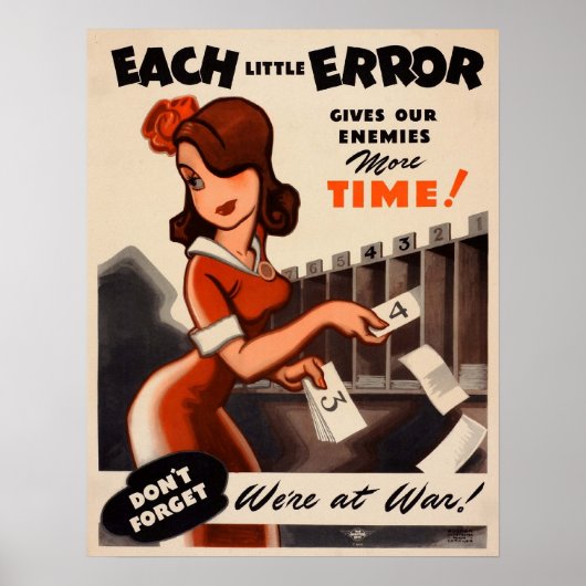 Vergiss nicht - Wir sind im Krieg! Poster (Vorne)