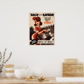 Vergiss nicht - Wir sind im Krieg! Poster (Küche)