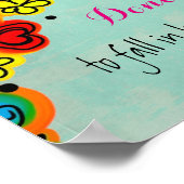 Vergiss nicht, zuerst in Liebe mit dir zu fallen Poster (Ecke)