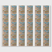 Vergiss nie, dass ich Liebe U - Vater zu Sohn Geschenkpapier (Flach)