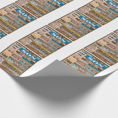 Vergiss nie, dass ich Liebe U - Vater zu Sohn Geschenkpapier (Ecke)