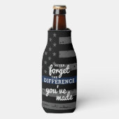 Vergiss nie den Unterschied, den du gemacht hast Flaschenkühler (Flaschenvorderseite)