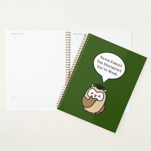 Vergiss nie den Unterschied, den du Niedlich gemac Planer (Anzeige)