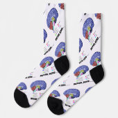 Vergiss nie ... Gehirnanatomie Psyche Spaß Socken (Linkes Detail)