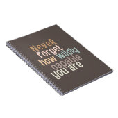 Vergiss nie, wie wild du bist notizblock (Rechte Seite)