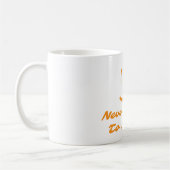 Vergiss nie, zu lächeln kaffeetasse (Links)