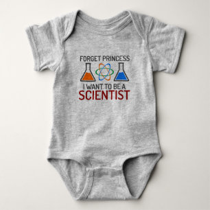 Vergiss Prinzessin, die ich als Wissenschaftlerin Baby Strampler