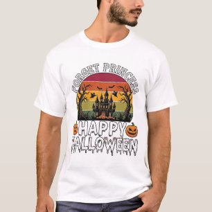 Vergiss Prinzessin Frohe Halloween Geisterhaus Pum T-Shirt