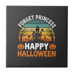 Vergiss Prinzessin Happy Halloween Spukhaus Desi Fliese