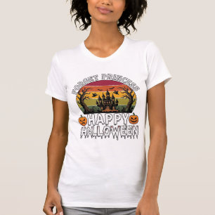 Vergiss Prinzessin Happy Halloween Spukhaus Pumpe T-Shirt