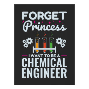 Vergiss Prinzessin, ich will Chemieingenieurin wer Poster