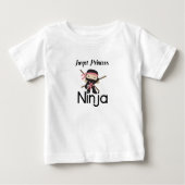 Vergiss Prinzessin, ich wollte, ein Ninja MAN-Kind Baby T-shirt (Vorderseite)