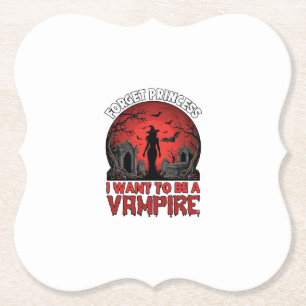 Vergiss Prinzessin Will Vampire Halloween sein_1 Untersetzer