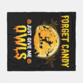 Vergiss Süßigkeiten, gib mir einfach ein Hexengesc Fleecedecke (Vorderseite (Horizontal))