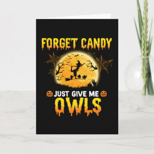 Vergiss Süßigkeiten, gib mir einfach ein Hexengesc Karte