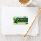 Vergissmeinicht Adressaufkleber (Insitu)