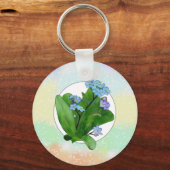 Vergissmeinicht Æ Schlüsselanhänger (Vorderseite)