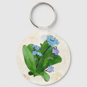 Vergissmeinicht Schlüsselanhänger