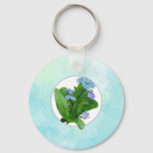 Vergissmeinicht Schlüsselanhänger